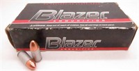 50 Rds "Blazer 9mm LUGER 115 Gr. FMJ Cartridges