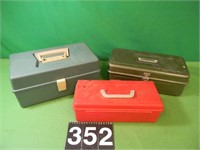3 Tackle Boxes