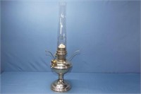 Aladdin Chrome Lamp With Chimney