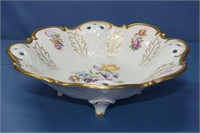 Vintage China Bowl With Open Work, 11"W