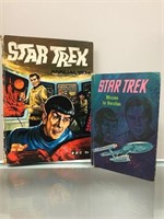 Vintage 1970's pair of Star Trek Hard Covers