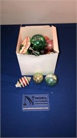 Vintage Christmas ball ornaments