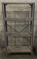 Metal 4 Tier Shelving Unit 
Approx 30x12x59in