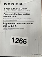 DYNEX USB OUTLETS RETAIL $20