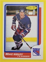 Mike Ridley 1986-87 O-Pee-Chee Rookie Card