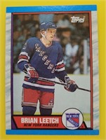 Brian Leetch 1989-90 Topps Rookie Card