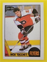 Rick Tocchet 1987-88 O-Pee-Chee Rookie Card