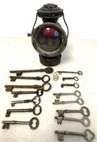 Mixed Lot Dietz Lantern / 15 Keys / Bullet