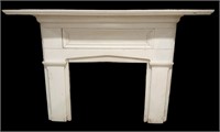 Early White Fireplace Mantle