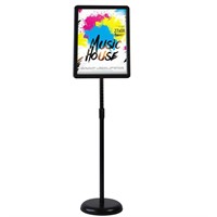 HUAZI Adjustable Sign Holder Standing Floor Sign S