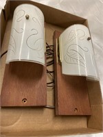 Pair of vintage wall lights