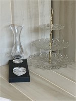 Waterford Crystal Giselle Stem Vase (9") and more