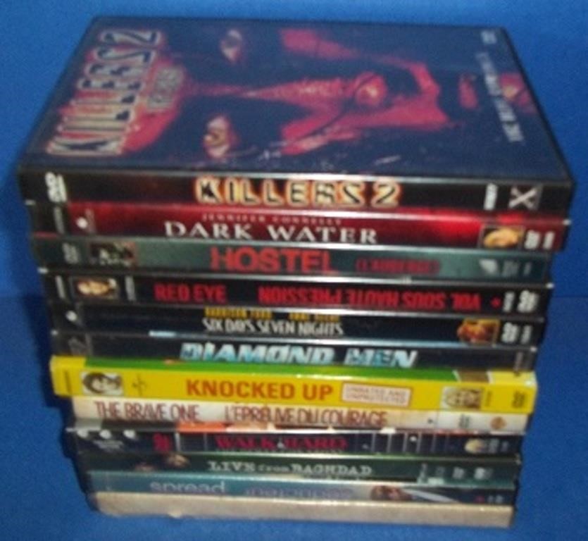 DVD lot, 12 DVDs see pics