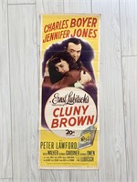 Cluny Brown original 1946 vintage insert movie pos