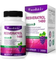 Resveratrol 1 480MG with Quercetin 90 Capsules