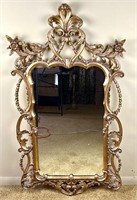 ITALIAN MADE GOLD GILTED WOOD FRAME MIRROR