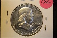 1956 Proof Franklin Silver Half Dollar