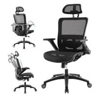 Ergonomic Office Chair With Adjustable Headrest,