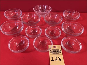 Assortment Of Glass Dipping/ Prep Bowls