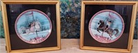 403 - BUCKLEY MOSS FRAMED COLLECTOR PLATES