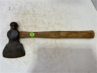HAND FORGED FRAMERS HATCHET OUT OF A BALL PEEN