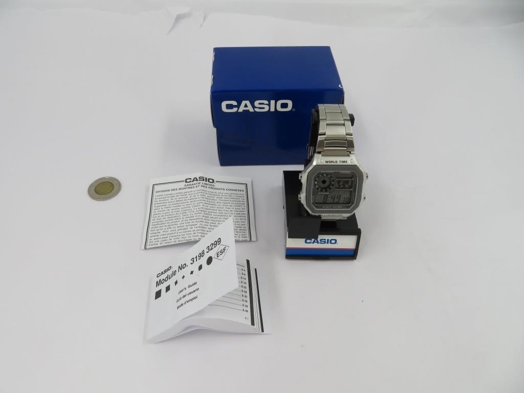 Montre Casio World Time