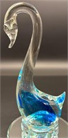 MCM Murano Art Glass Swan Paperweight