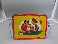 Vintage Childs Tin Tray
