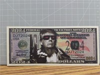 Trump 2024 banknote