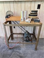 110/120V Bench Buffer / Polisher Table