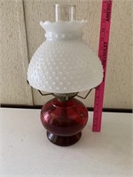 Ruby Red Oil Lamp