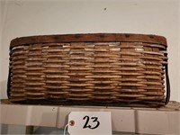Lg Antique Basket, Autumn Sign