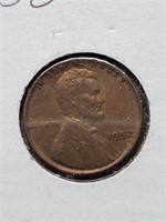 AU 1952 Wheat Penny