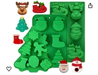 3 Pack Christmas Soap resin silicone molds