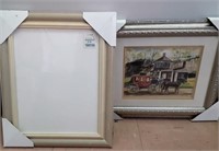 Carriage Picture and Empty Frame