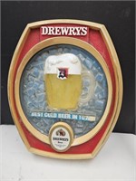16"x19" Drewry's Beer Sign