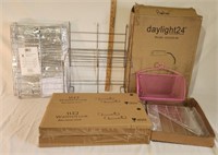Daylight24 Lamp (new in box), Acrylic Shelf