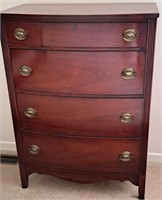 NICE MAHOGANY DRESSER 3 DEEP DRAWERS 1 REG SIZE