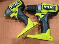 RYOBI 18v Cordless 2-Tool Combo Kit