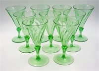 Vintage Murano Glass Wine Glasses