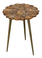 PTR200 Side Table Agate Stone Joined With Resin Wi