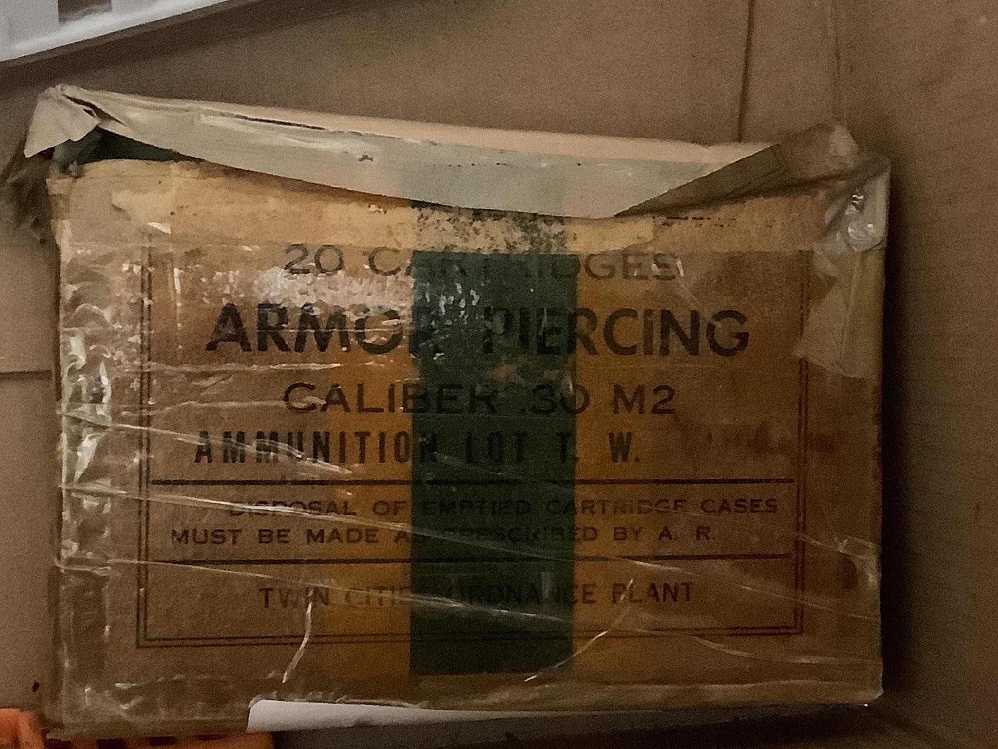 .30 M2 CAL ARMOR PIERCING CARTRIDGES (20)