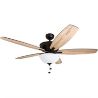 Denon 60in 5-Blade Ceiling Fan in Bronze