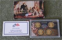 2007 Presidential Proof Dollar Set