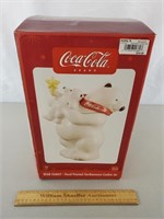 Coca Cola Bear Family Cookie Jar w/ Box