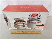 Coca Cola Canister Set w/ Box