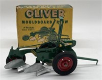 (A) Oliver mouldboard plow no. 9850