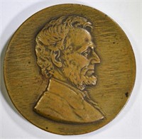 VINTAGE BRONZE LINCOLN DAY MEDAL