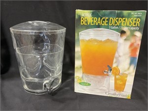 Acrylic 3 Gal Beverage Dispenser