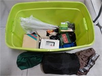 Lot of Misc. Camping Items in Tote